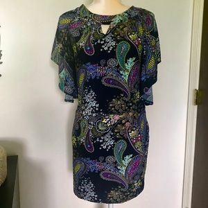 Alyn Paige Paisley Print Dress